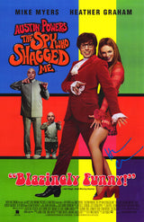 Heather Graham Signed Austin Powers The Spy Who Shagged Me 11x17 Movie Poster