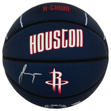 Jalen Green Signed Houston Rockets Wilson The City Full Size Logo Basketball - (Fanatics)