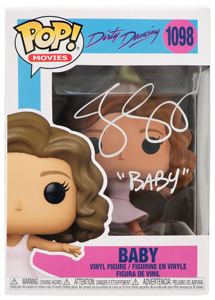 Jennifer Grey Signed Dirty Dancing Baby Funko Pop Doll #1098 w/Baby