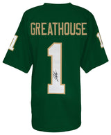 Jaden Greathouse Signed Green Custom College Football Jersey