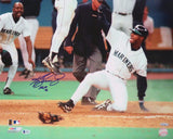 Ken Griffey Jr. Signed Seattle Mariners Slide 16x20 Photo w/HOF'16 (Beckett)