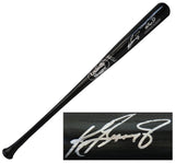 Ken Griffey Jr. Signed Louisville Slugger Game Model Black Engraved Baseball Bat (Beckett COA)