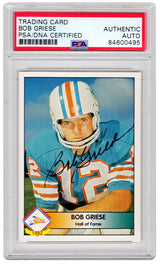 Bob Griese Signed Miami Dolphins 1992 Pacific Football Trading Card - (PSA/DNA Encapsulated)