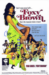 Pam Grier Signed Foxy Brown 11x17 Movie Poster