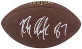 Rob Gronkowski Signed Wilson Super Grip Full Size NFL Football - (Radtke / Gronkowski Holo))