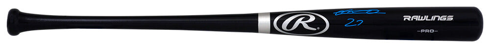 Vladimir Guerrero Jr Signed Rawlings Black Baseball Bat - (Beckett)