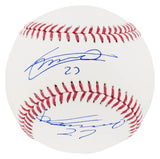 Vladimir Guerrero Sr & Vladimir Guerrero Jr Dual Signed Rawlings Official MLB Baseball - (JSA)