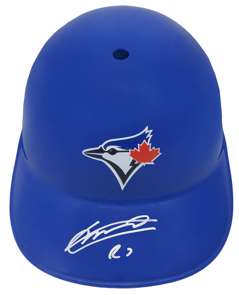 Vladimir Guerrero Jr Signed Toronto Blue Jays Replica Souvenir Batting Helmet