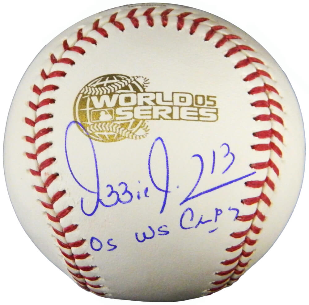 Ozzie Guillen Signed 2005 World Series Baseball w/O5 WS Champs
