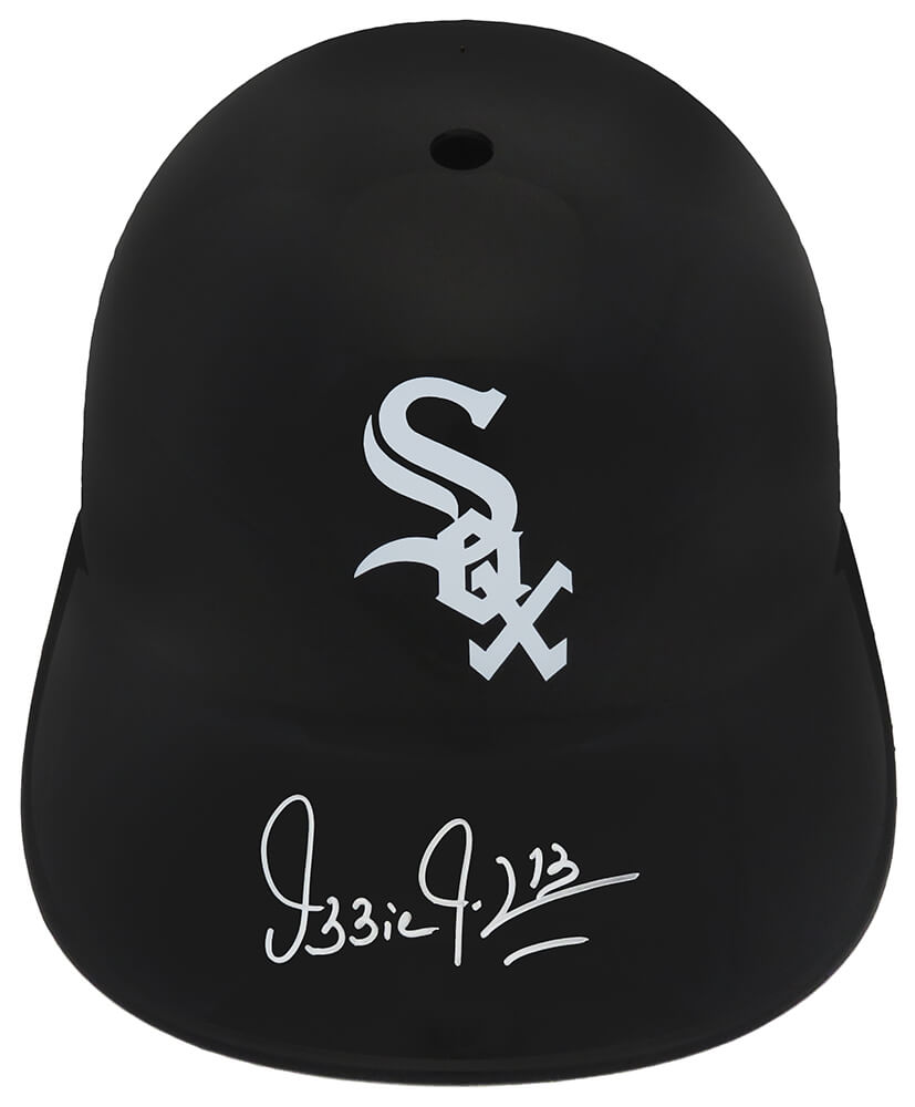 Ozzie Guillen Signed White Sox Replica Batting Helmet