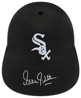 Ozzie Guillen Signed White Sox Replica Batting Helmet