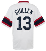 Ozzie Guillen Signed White Custom Baseball Jersey w/85 AL ROY