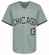 Ozzie Guillen Signed Gray Custom Baseball Jersey