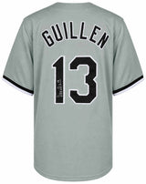 Ozzie Guillen Signed Gray Custom Baseball Jersey