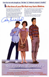 Anthony Michael Hall Signed Sixteen Candles 11x17 Movie Poster