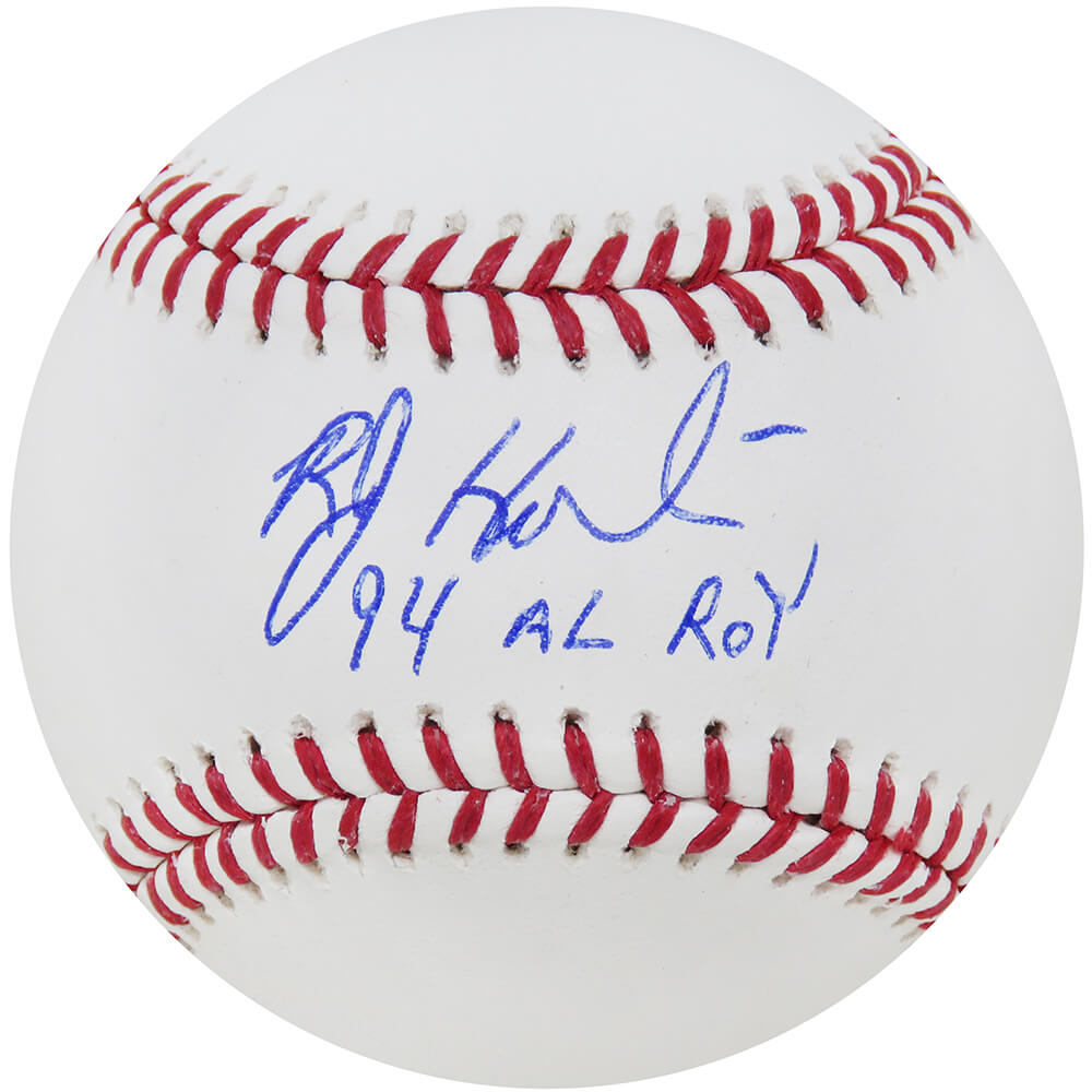 Bob Hamelin Signed Rawlings Official MLB Baseball w/94 AL ROY