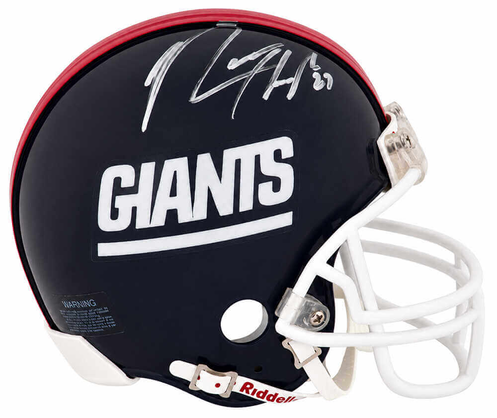 Rodney Hampton Signed New York Giants Throwback Riddell (VSR4) Mini Helmet