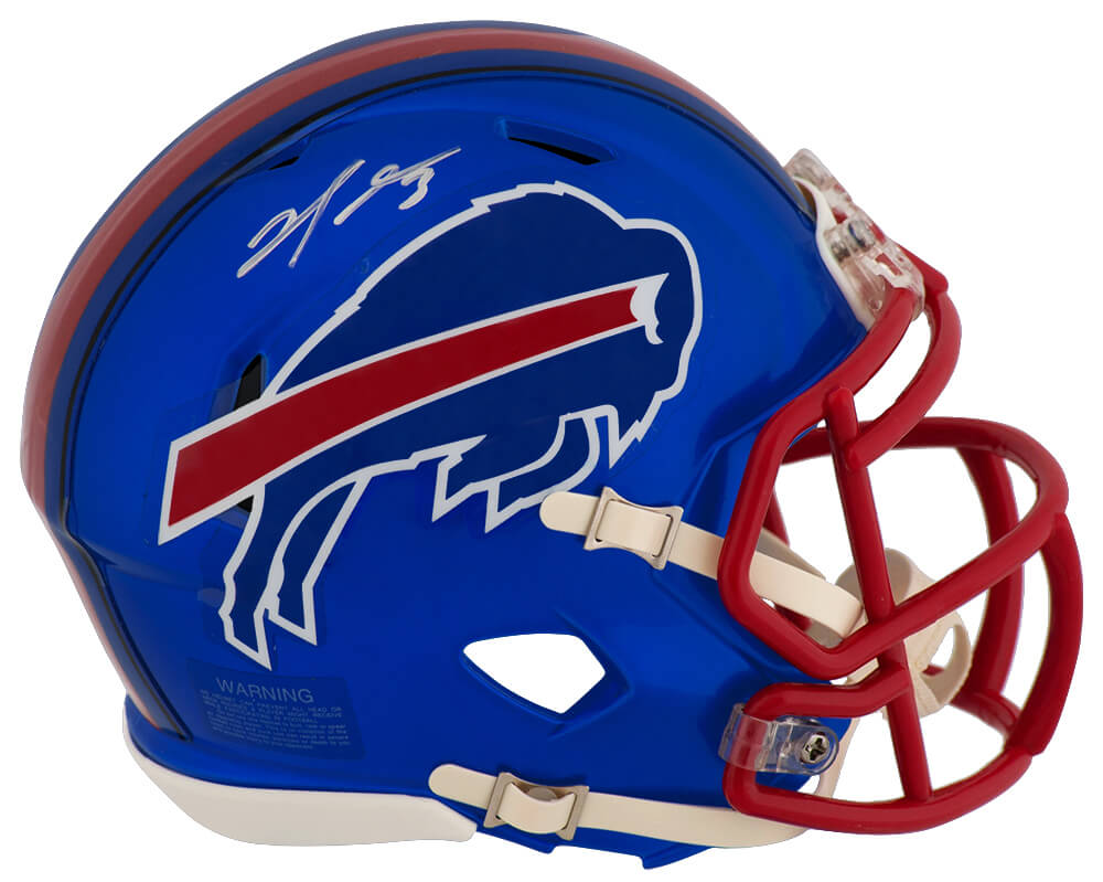 Damar Hamlin Signed Buffalo Bills FLASH Riddell Speed Mini Helmet