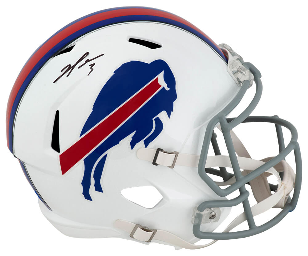 Damar Hamlin Signed Buffalo Bills Riddell Full Size Speed Replica Helmet
