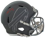 Damar Hamlin Signed Buffalo Bills SLATE Riddell Full Size Speed Replica Helmet