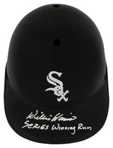 Willie Harris Signed Chicago White Sox Souvenir Replica Batting Helmet w/Series Winning Run
