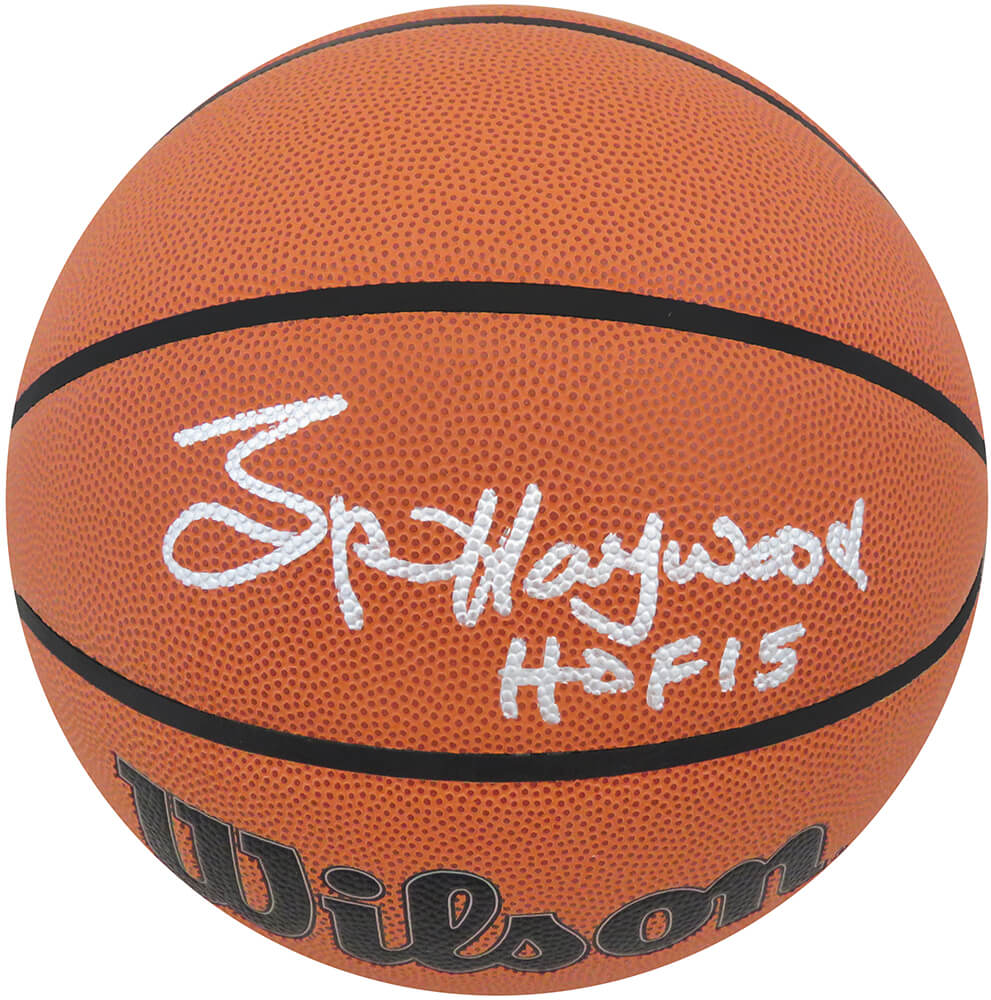Spencer Haywood Signed Wilson Indoor/Outdoor NBA Basketball w/HOF'15