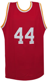 Elvin Hayes Signed Red Throwback Custom Basketball Jersey w/HOF'90