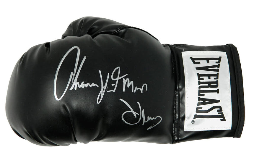 Thomas Hearns Signed Everlast Black Boxing Glove w/Hitman