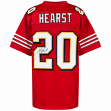 Garrison Hearst Signed Red Custom Football Jersey