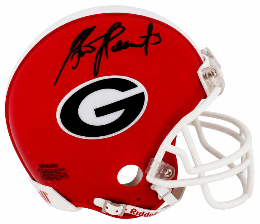 Garrison Hearst Signed Georgia Bulldogs Riddell (VSR4) Mini Helmet