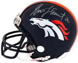 Garrison Hearst Signed Denver Broncos Riddell (VSR4) Mini Helmet