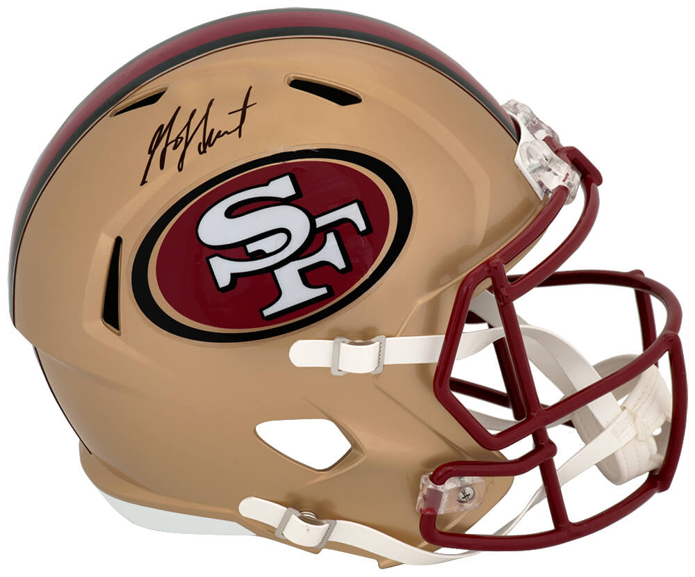 Garrison Hearst Signed San Francisco 49ers Riddell Full Size Speed Replica Helmet