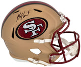Garrison Hearst Signed San Francisco 49ers Riddell Full Size Speed Replica Helmet