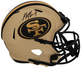 Garrison Hearst Signed San Francisco 49ers RAVE Riddell Full Size Speed Replica Helmet