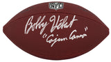 Bobby Hebert Signed Wilson Limited Full Size NFL Football w/Cajun Cannon