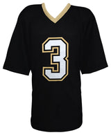 Bobby Hebert Signed Black Custom Football Jersey