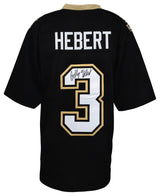 Bobby Hebert Signed Black Custom Football Jersey
