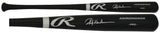 Rickey Henderson Signed Rawlings Pro Black Baseball Bat