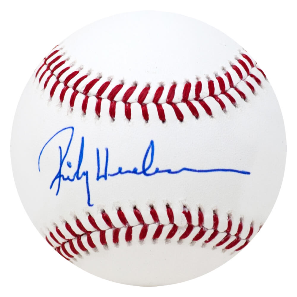 Rickey Henderson Signed Rawlings Official MLB Baseball