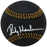 Rickey Henderson Signed Rawlings Black MLB Baseball