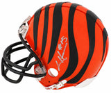 Chris Henry Signed Cincinnati Bengals Riddell (VSR4) Mini Helmet - (In Silver)