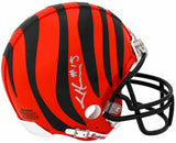 Chris Henry Signed Bengals Riddell (VSR4) Mini Helmet - (In Silver)
