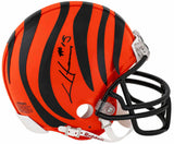Chris Henry Signed Cincinnati Bengals Riddell (VSR4) Mini Helmet - (In Black)
