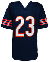 Devin Hester Signed Navy Custom Football Jersey