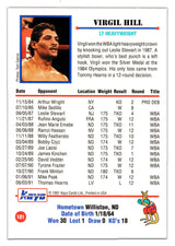 Virgil Hill Signed 1991 Kayo Boxing Trading Card #101 w/HOF'13