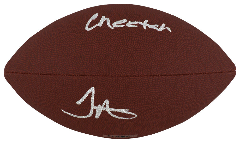 Tyreek Hill Signed Wilson Super Grip Full SIze NFL Football w/Cheetah
