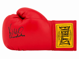 Virgil Hill Signed Everlast Red Full Size Boxing Glove w/Quicksilver
