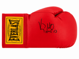 Virgil Hill Signed Everlast Red Full Size Boxing Glove w/HOF'13
