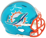 Tyreek Hill Signed Miami Dolphins FLASH Riddell Speed Mini Helmet (White Ink)