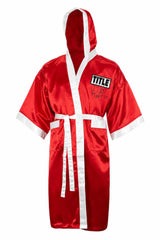 Virgil Hill Signed Title Red With White Trim Boxing Robe w/HOF'13